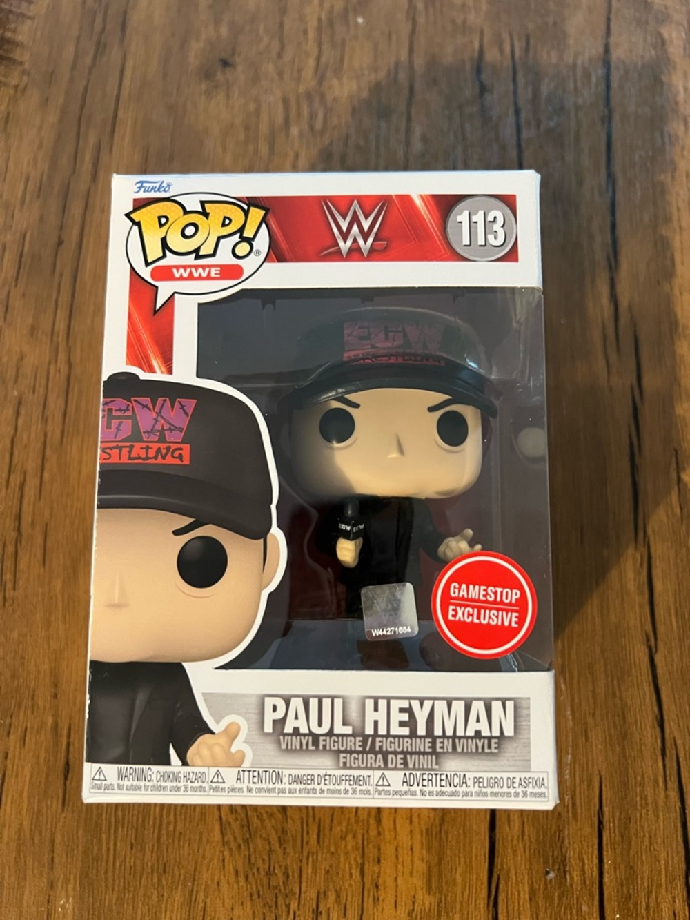 Funko POP! WWE Paul Heyman #113 - GameStop Exlusive New in Original Box